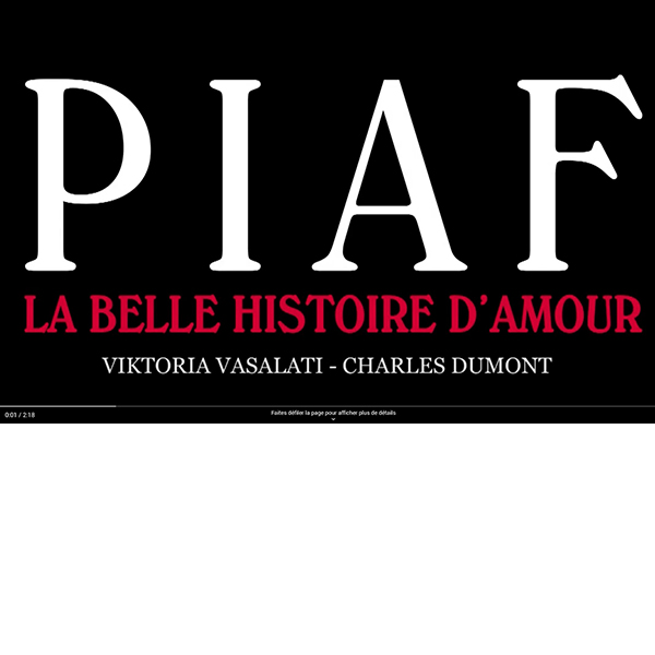 PIAF & DUMONT   TEASER SPECTACLE PIAF LA BELLE HISTOIRE D'AMOUR